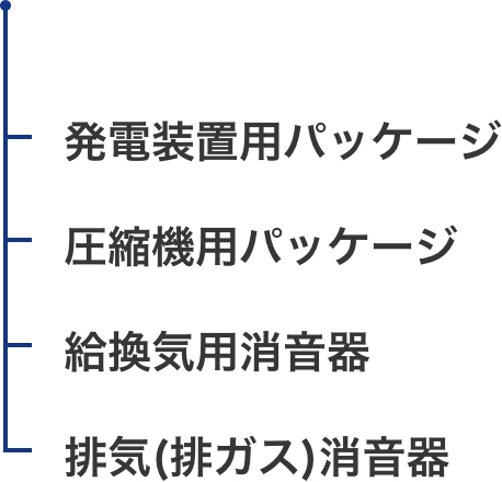 消音設備機器